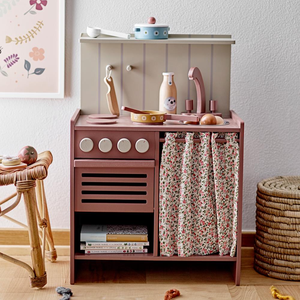 Bloomingville MINI Pippi Mini Ofen Spielküche Holz braun Kinderküche