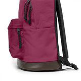 Eastpak WYOMING, Rucksack, Wine Burgundy (rot), 24L, mit Leder-Unterseite