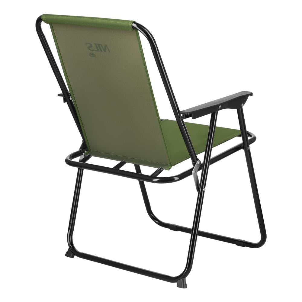 NILS CAMP klappbarer Campingstuhl in Grün - stabiler Outdoor Stuhl für Camping, Garten & Angeln
