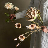 Bloomingville Chrysantemum Kunstblume Stiel Natur 54cm