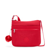 Kipling ARTO M, Mittelgroße Umhängetasche, Red Rouge (rot), Schultertasche mit Reißverschluss