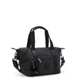 Kipling ART MINI, Mini Tote Bag, Signature Emb (schwarz), Handtasche mit Schultergurt