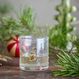 Bloomingville Debra Trinkglas Klar Glas Lebkuchenfigur Weihnachtsglas 370 ml