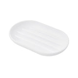 Umbra Touch Seifenschale, ovale Seifenablage mit Soft Touch Finish, in Weiß