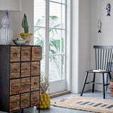 Bloomingville Limone Vase Steingut gelb D22xH22 cm Zitronenmotiv