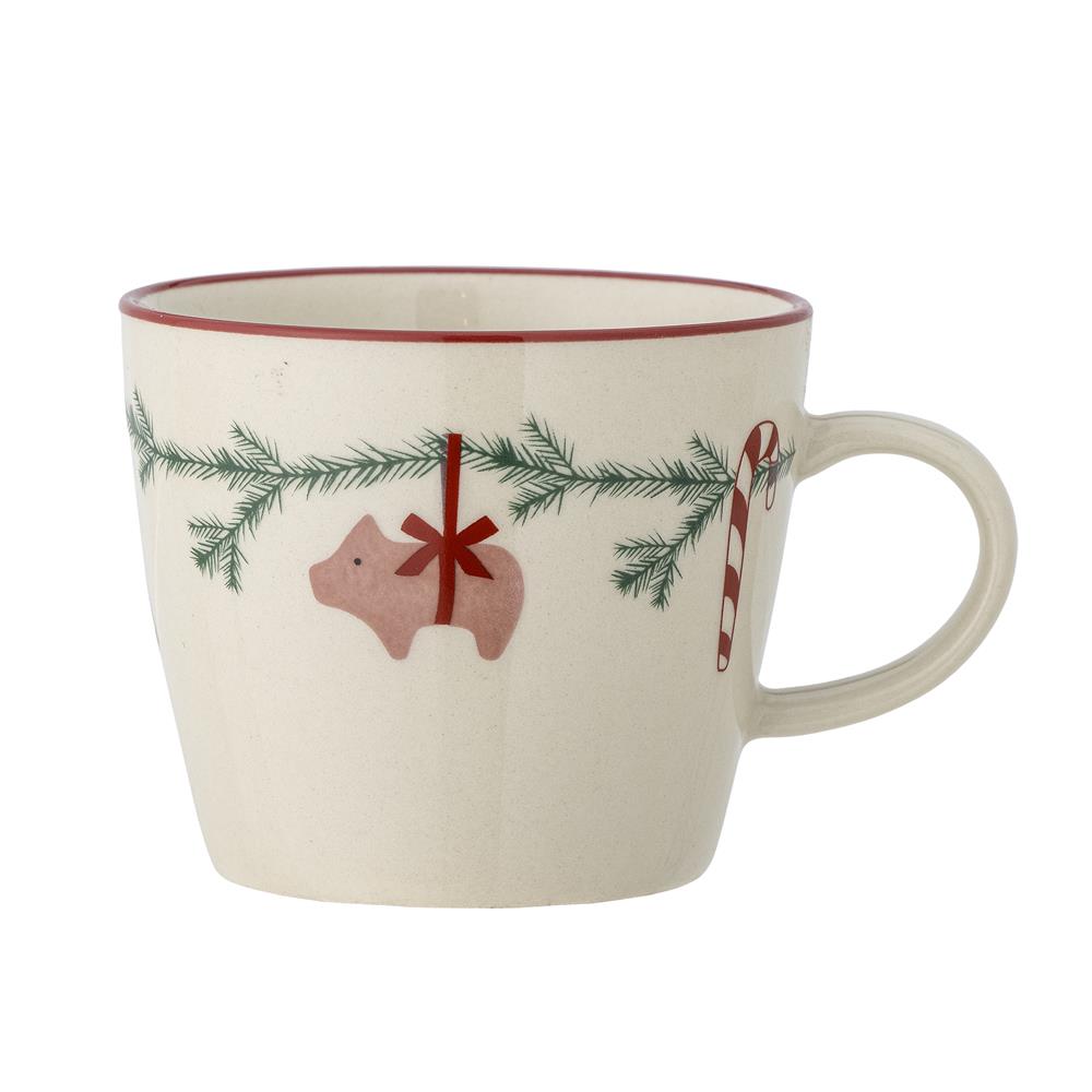 Bloomingville Yule Tasse – mit Weihnachtsmotiven, Weihnachten, dänisches Design