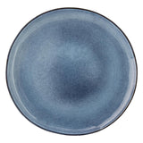 Bloomingville Sandrine Teller, Blau, 28,5cm, Steingut, dänisches Design