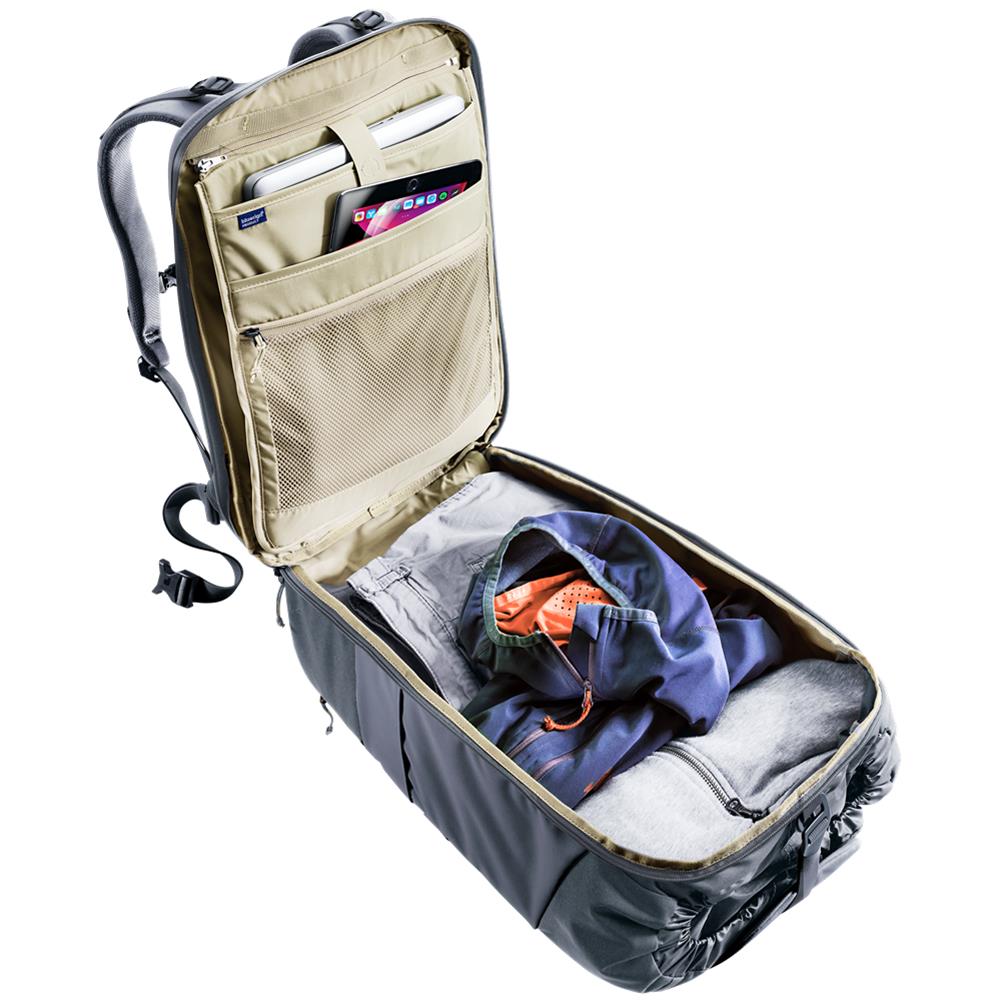 deuter Utilion 34+5, Rucksack, black (schwarz), 39L, mit Flaschenhalter und Laptopfach