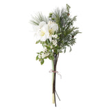Bloomingville Kristin Blumenstrauß weiß Kunstblumen Arrangement 105 cm festliche Dekoration