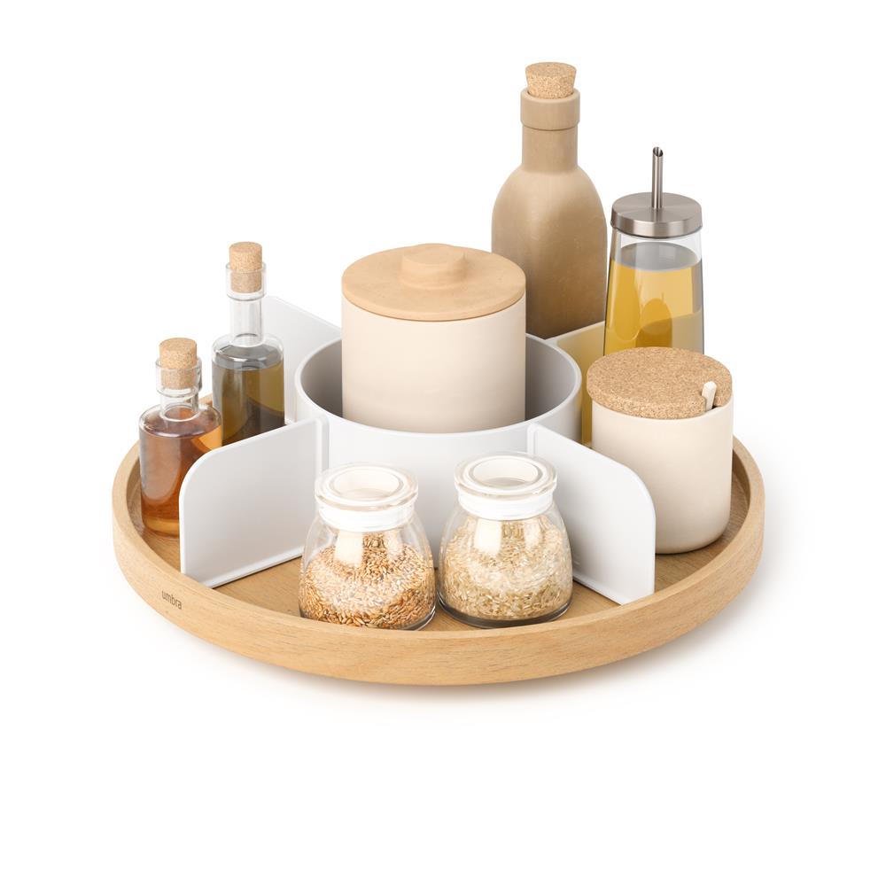 Umbra Bellwood Lazy Susan Drehteller - Nachhaltiger Küchenorganizer