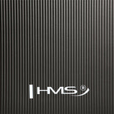 Yogamatte 183 x 61 x 1,2 cm Fitnessmatte Schwarz Gymnastikmatte rutschfest | HMS YM07
