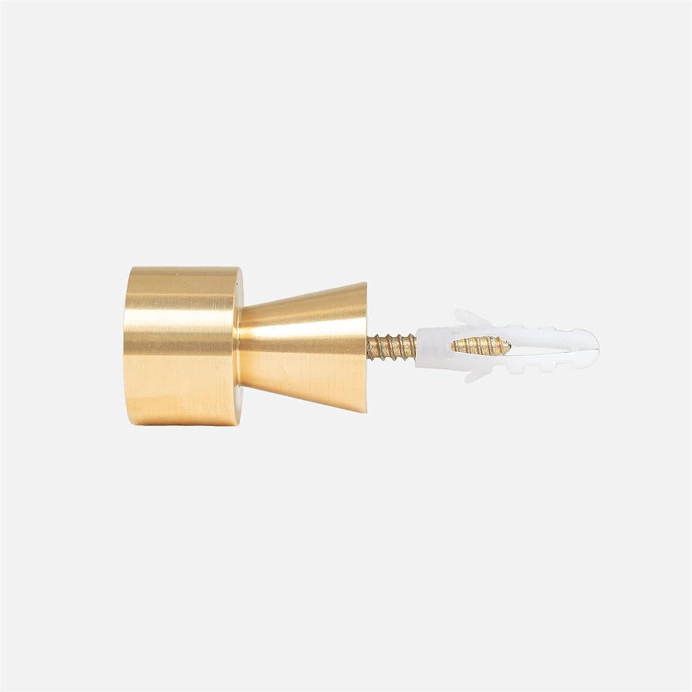 OYOY Wandhaken Pin Hook 2er Set aus Messing Gold für Bad und Gaderobe