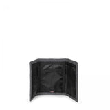 Eastpak CREW SINGLE, Geldbörse, Black Denim (grau), Dreifach faltbares Portemonnaie