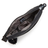 Kipling ARTO S, Kleine Umhängetasche, Black Noir (schwarz), Schultertasche mit Reißverschluss