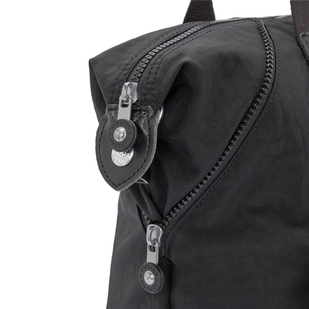 Kipling ART, Handtasche, Black Noir (schwarz), Tasche mit abnehmbaren Trägern & viel Stauraum