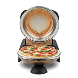G3Ferrari elektrischer Pizzaofen Delizia 1200 W für Pizza Ø 31cm kupfer Pizzamaker mit feuerfestem Naturstein