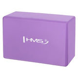 Yoga Block Violett Yogaklotz für Yoga, Pilates und Dehnübungen | HMS KJ01