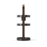 Umbra Bellwood 3-stufiger Kosmetik/Makeup Organizer in Schwarz/Walnuss