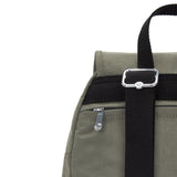 Kipling CITY PACK S, Kleiner Rucksack, Green Moss (grün), 9L, Kompakt & Stylisch