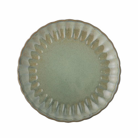 Bloomingville Latina Teller, Grün, 20 cm, Steingut, dänisches Design
