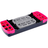 Aerobic Stepper 3-fach höhenverstellbar Schwarz/Pink für Fitness und Workout | HMS AS002