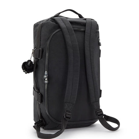 Kipling JONIS S, Kleiner umwandelbarer Rucksack, Black Noir (schwarz), 32L, Sporttasche