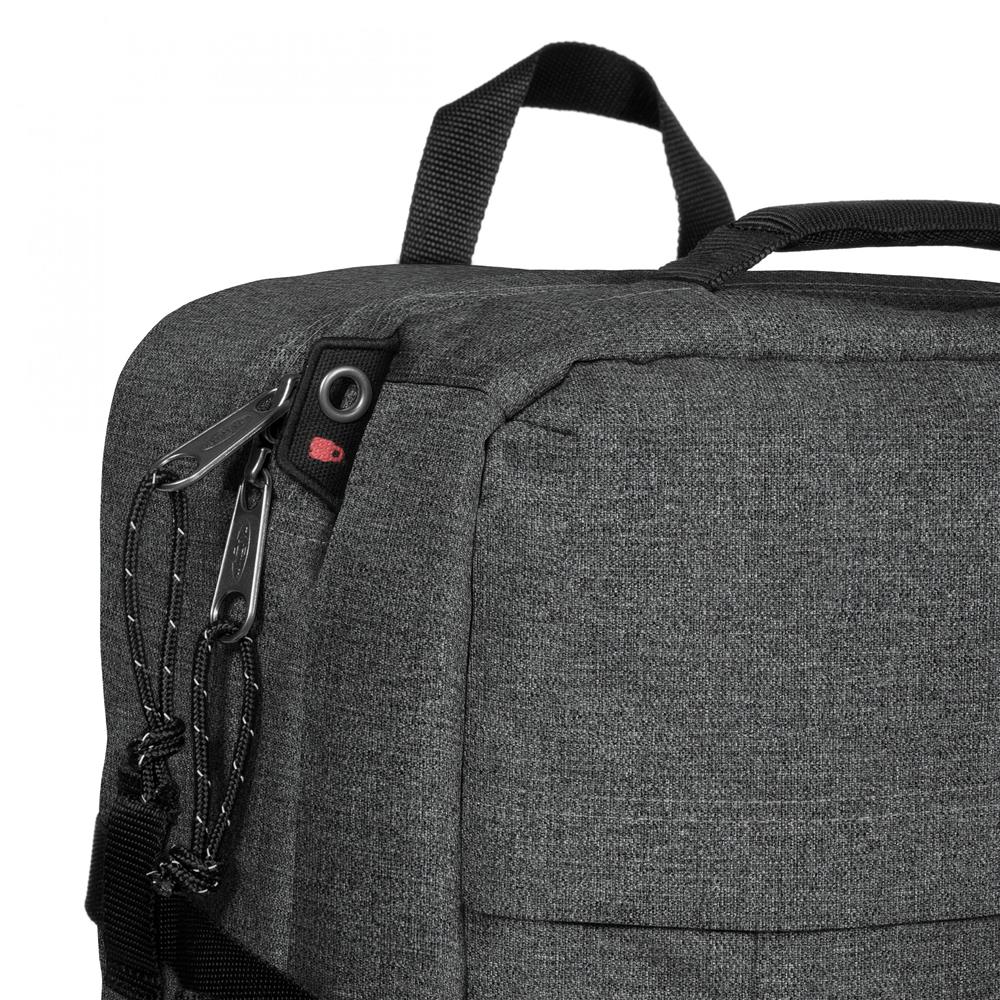 Eastpak TRAVELPACK, Großer Rucksack, Black Denim (grau), 42L, mit Laptopfach