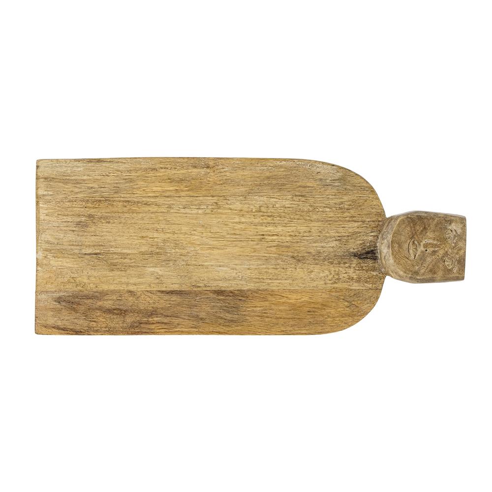 Bloomingville Brooklyn Servierbrett, rustikales Schneidebrett aus Mangoholz 37,5x15 cm