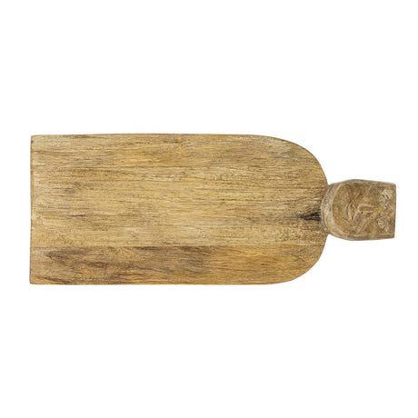 Bloomingville Brooklyn Servierbrett, rustikales Schneidebrett aus Mangoholz 37,5x15 cm