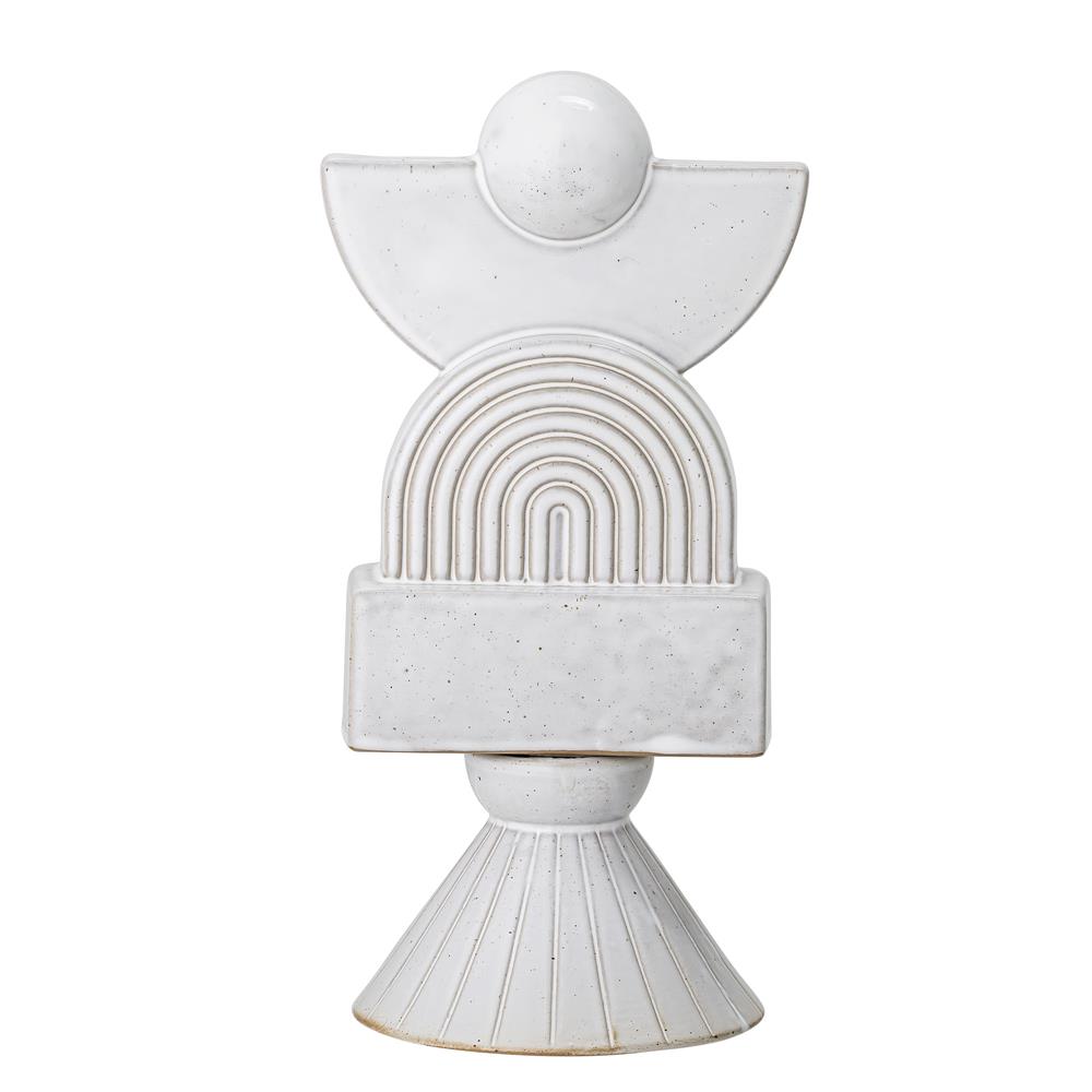 Bloomingville Beatrice Dekofigur Steingut Weiß 14 x 27 x 13 cm Skulptur