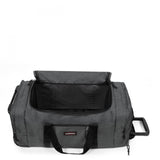 Eastpak LEATHERFACE M +, Reisetasche, Black Denim (grau), 69L, mit 2 Rädern