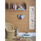 Bloomingville MINI Cimmi Gefäß mit Deckel, Rot, Zirkuszelt, Steingut, Kinderzimmer, dänisches Design