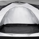 NILS CAMP Trekker Zelt für 4 Personen in Blau-Grau - Campingzelt mit Vorraum für Outdoor, Familie & Trekking
