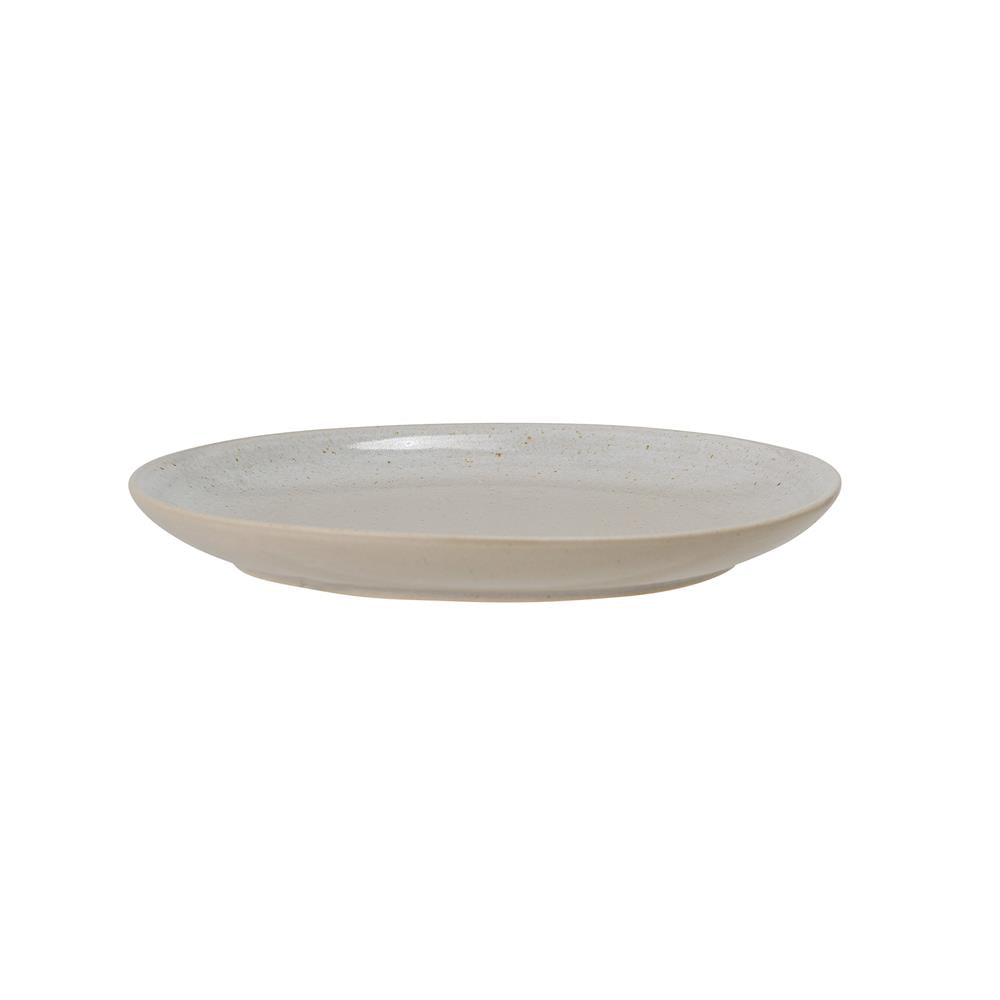 Bloomingville Taupe Teller, Grau, Steingut, D21,5xH2,5 cm