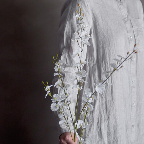 Bloomingville Orchid Kunstblume Stiel Weiß 92 cm