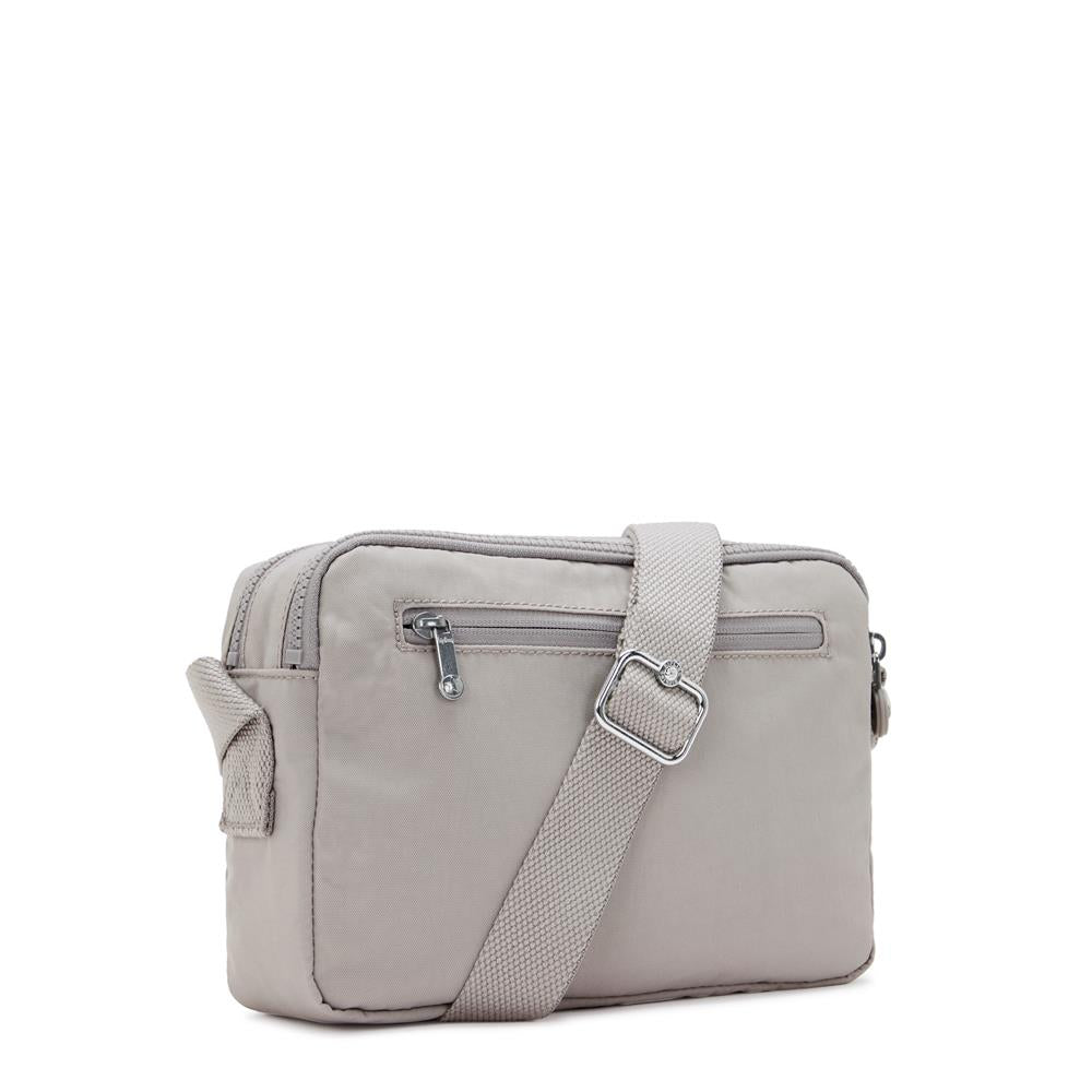 Kipling ABANU M, Mittelgroße Umhängetasche, Grey Gris (grau), 4L, Schultertasche