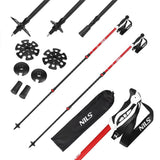 NILS Trekkingstöcke TK8601 Aluminium Wanderstöcke Rot