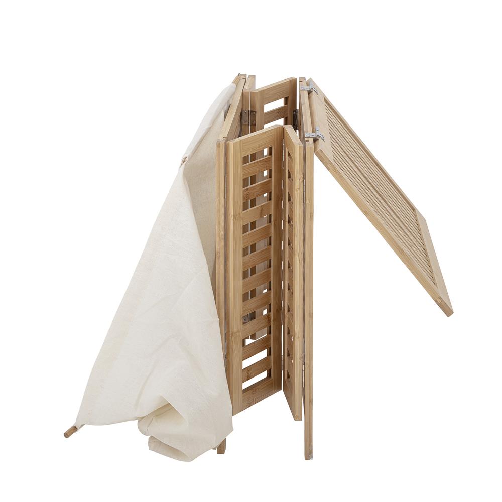 Bloomingville Aden Wäschekorb Natur Bambus 56,5x51,5x35cm
