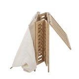 Bloomingville Aden Wäschekorb Natur Bambus 56,5x51,5x35cm