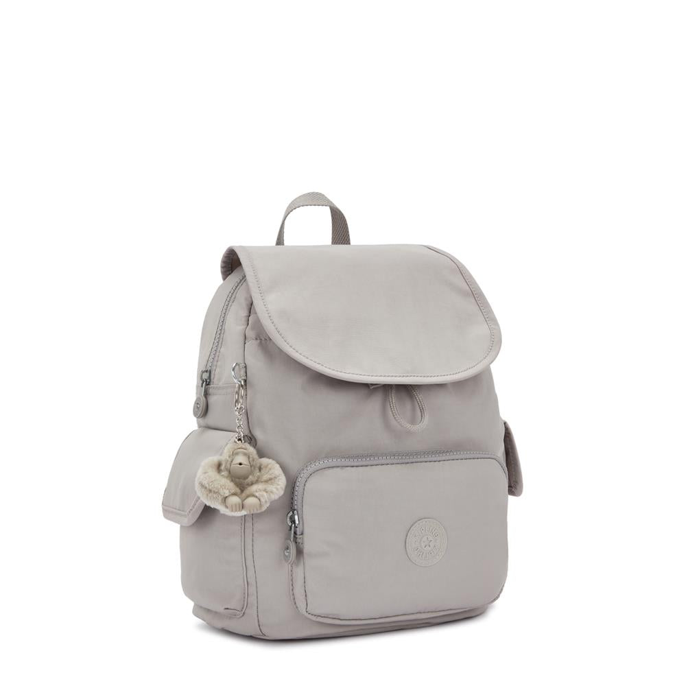 Kipling CITY PACK S, Kleiner Rucksack, Grey Gris (grau), 9L, Kompakt & Stylisch
