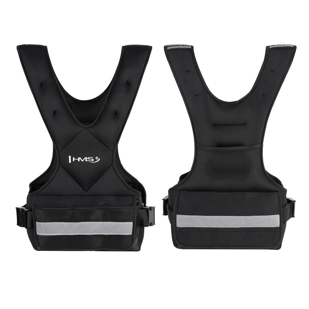 Gewichtsweste 14,5 kg Verstellbar für Kraft- und Lauftraining | HMS KOR15