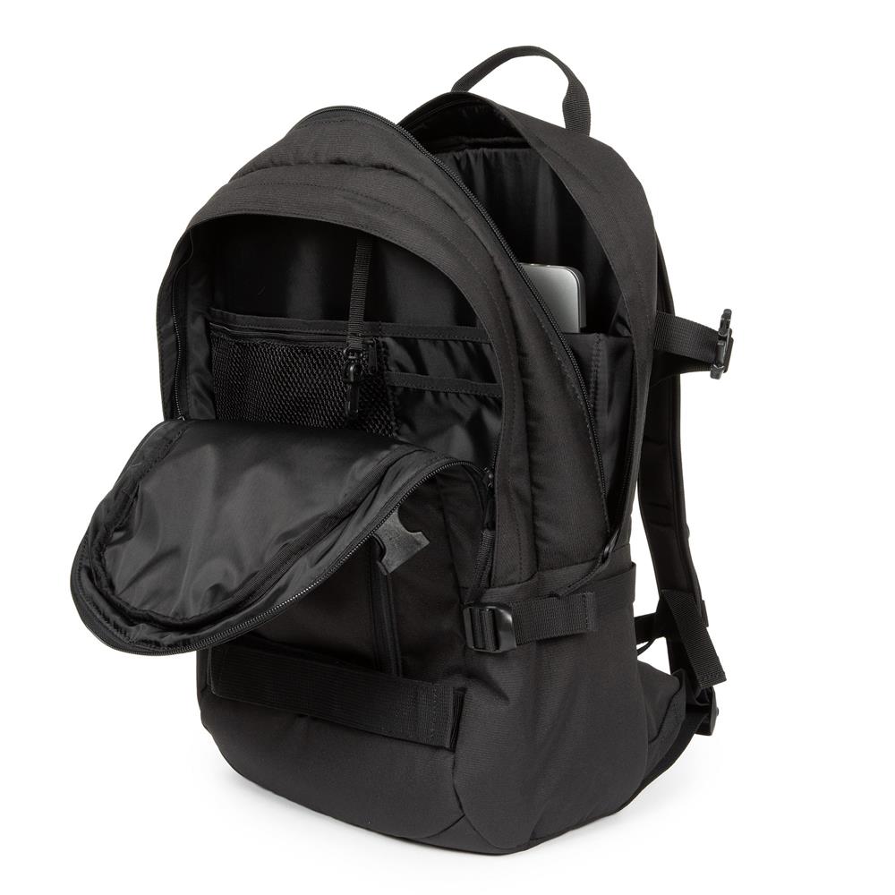 Eastpak GETTER, Rucksack, CS Mono Black2 (schwarz), 25L, mit Flaschenhalter und Laptopfach