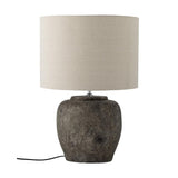 Bloomingville Isabelle Tischlampe Natur Steingut D44xH62 cm – große Keramiklampe