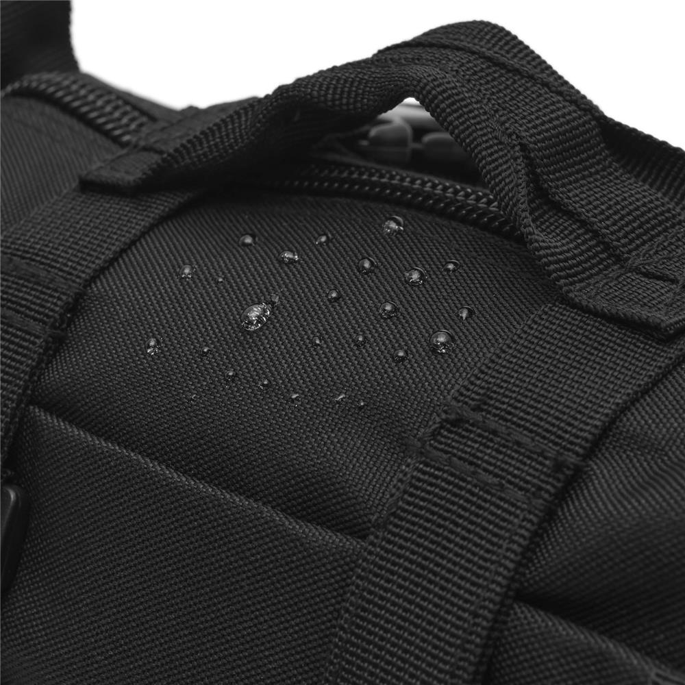 NILS CAMP Hüfttasche XL 5L in Schwarz - taktische Gürteltasche für Outdoor, Alltag & EDC