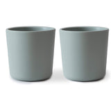 Mushie Trinkbecher 2er Set, Sage, BPA-frei
