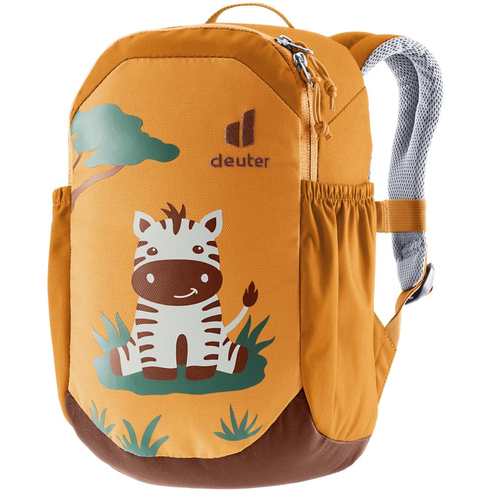 deuter Pico, Kinderrucksack, Zebra (orange), Kindergartenrucksack für Kinder ab 2 Jahre