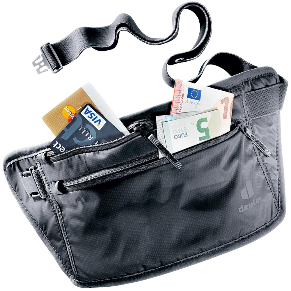 deuter Security Money Belt II, Reiseaccessoires, black (schwarz), Bauchtasche, Gürteltasche