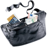 deuter Security Money Belt II, Reiseaccessoires, black (schwarz), Bauchtasche, Gürteltasche