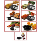 Ariete Moderna Gourmet Pro Küchenmaschine, Schwarz, 1000W, Universalküchenmaschine