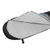 NILS CAMP Ultra Light Schlafsack Schwarz-Blau - leichter Sommerschlafsack für Camping & Trekking